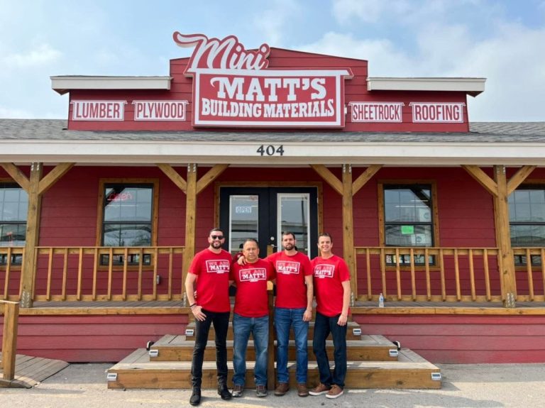 Matt's Building Materials to Present Check to Pharr Fire Department