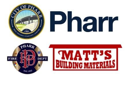 Matt’s Building Materials to Present Check to Pharr Fire Department