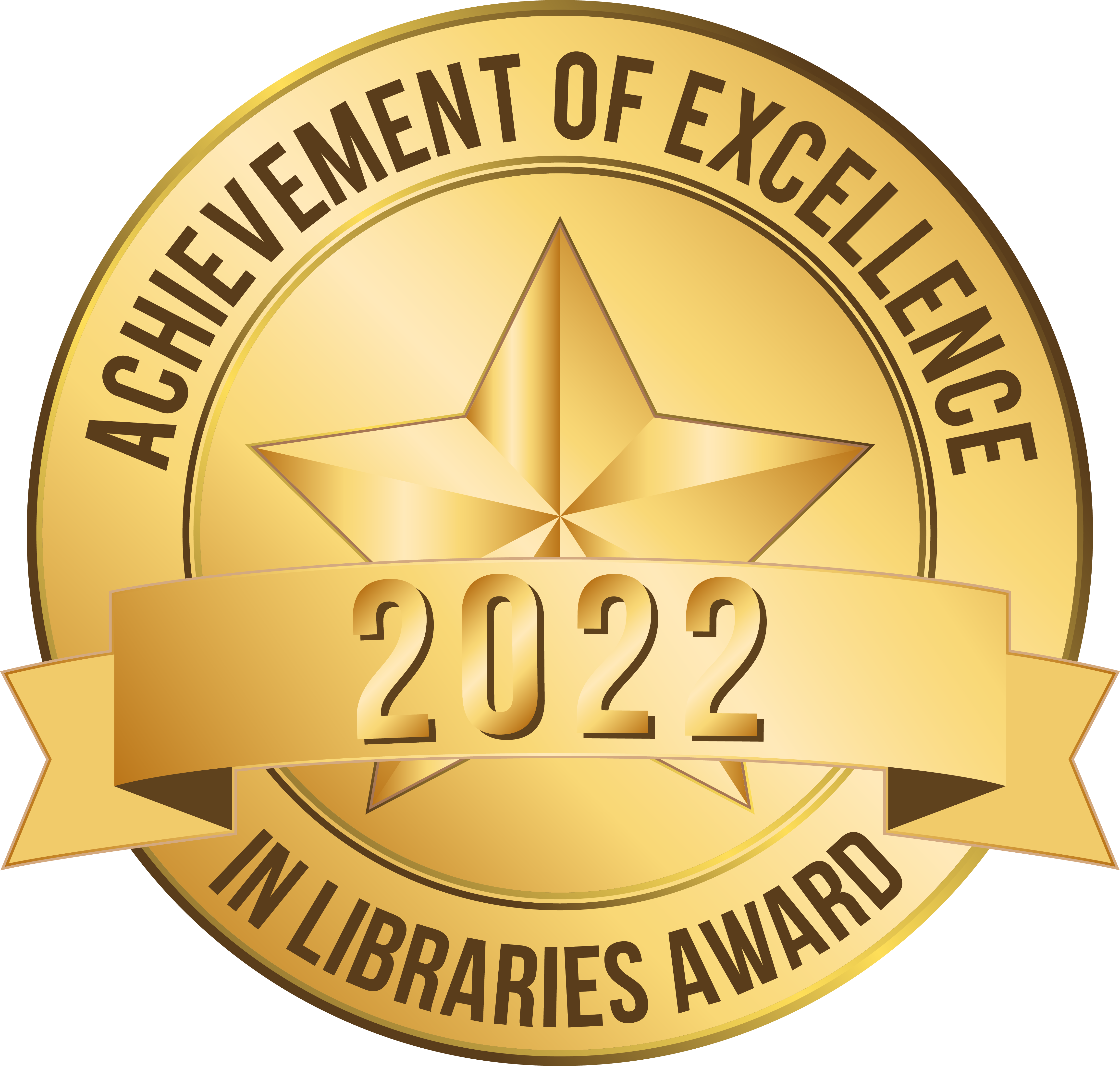 Achievement of Excellence In Libraries Award - 2022 -