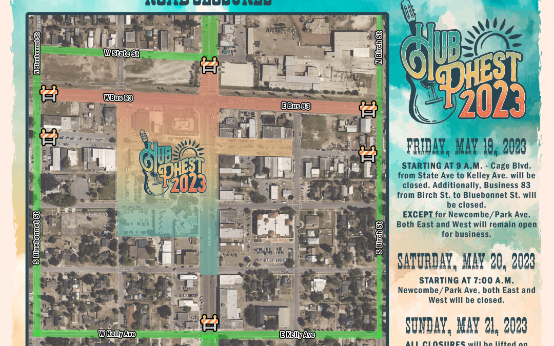 Pharr Hub Phestival, the Musical Event of the Year, Takes Place this Saturday, 5/20 at 5 PM in Downtown Pharr