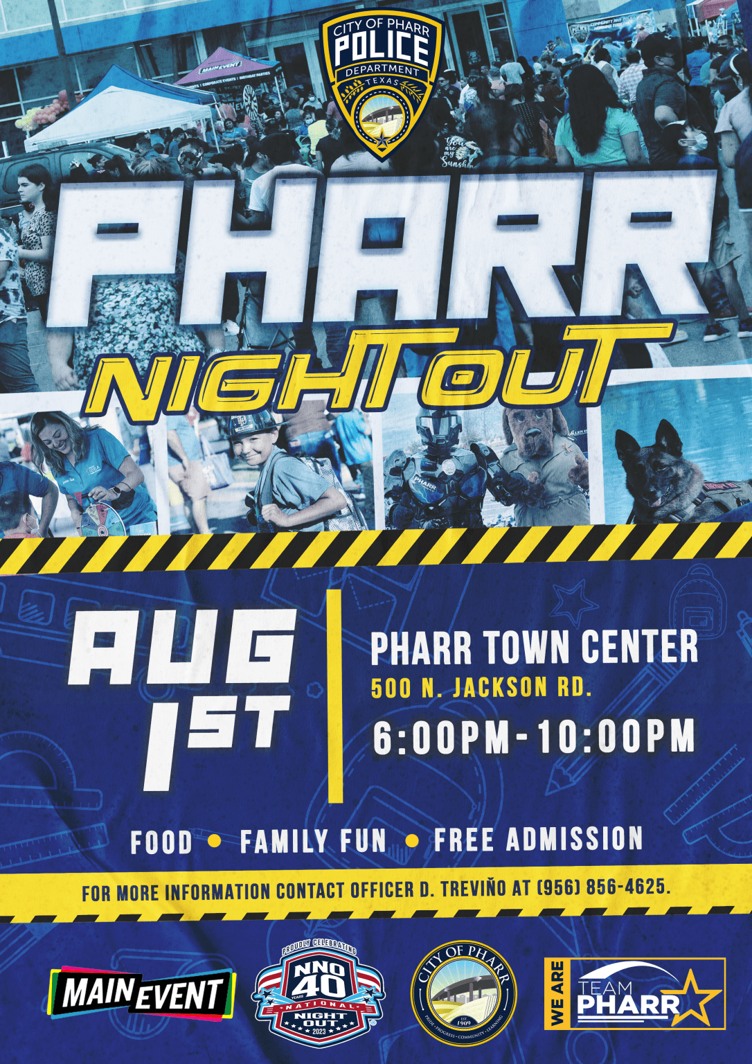 Pharr Police Department to Host Annual Pharr Night Out - City of Pharr