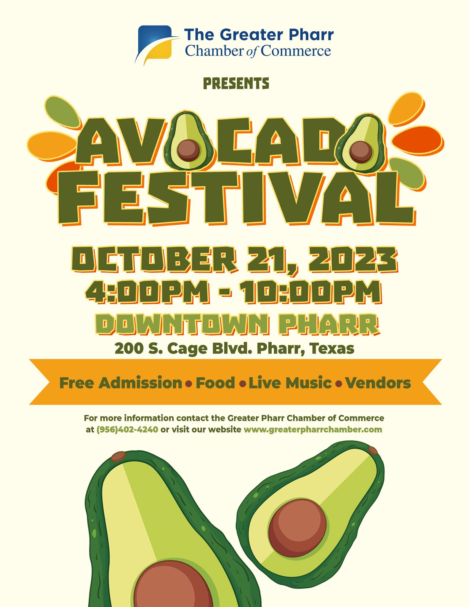 Pharr and Greater Pharr Chamber of Commerce to Host Inaugural Avocado