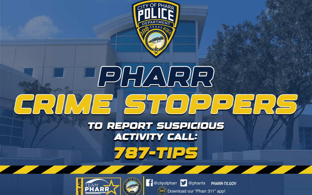 Pharr Police Department Announces Decrease in Pharr Crime Rates