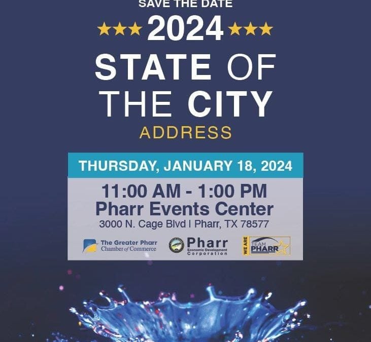 Pharr to Host State of the City Address on Thursday, January 18th @ 11 am