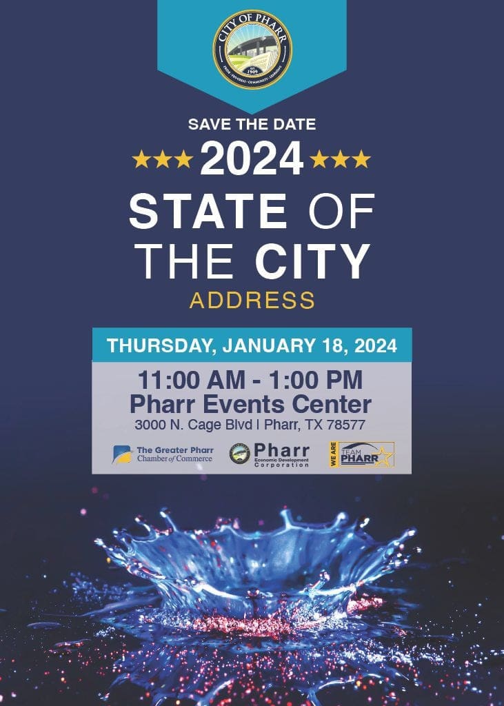 Pharr To Host State Of The City Address On Thursday, January 18th @ 11 ...