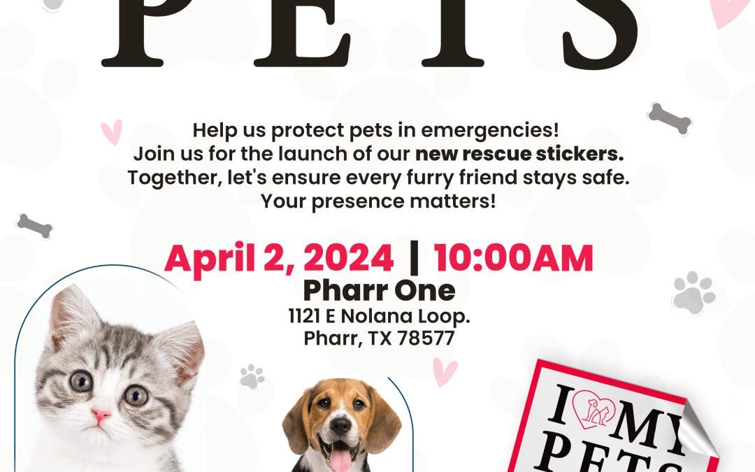 Learn About the New City of Pharr I ❤️ My Pet Emergency Rescue Sticker Campaign