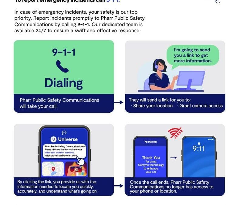 City of Pharr Introduces Cutting-Edge Video to 9-1-1 Service Powered by Carbyne