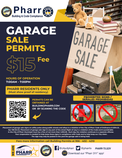 Garage Sale Permits