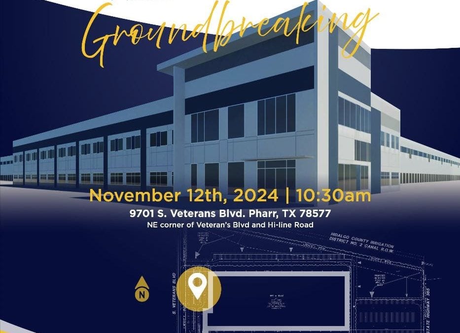 Pharr EDC to Host Groundbreaking for Majestic Realty and MasterBrand Distribution Center on Tue., 11/12 @ 10:30 AM 