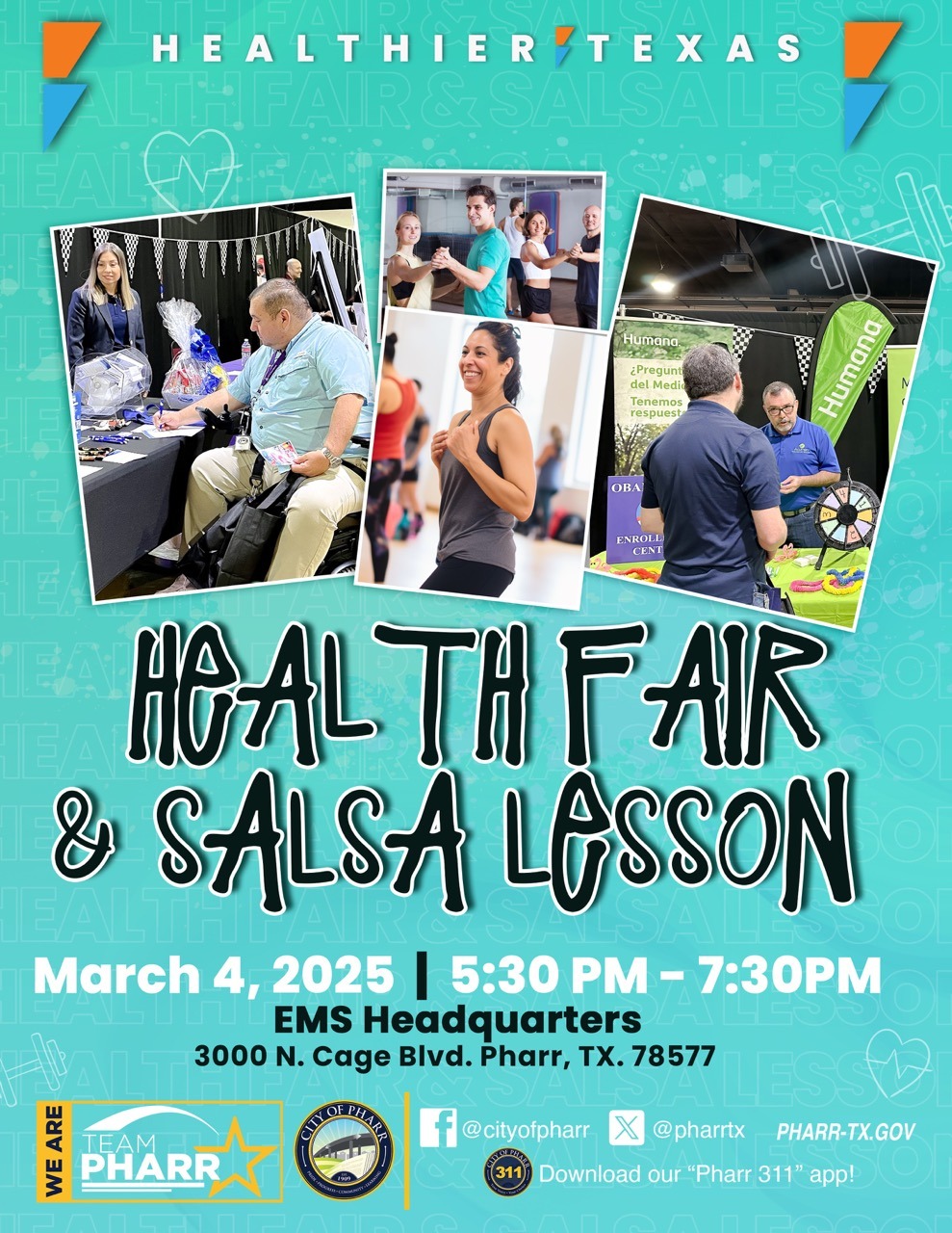 health fair salsa lesson healthier texas event