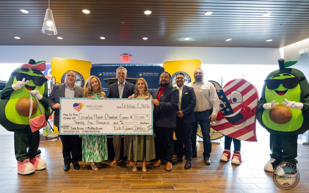Greater Pharr Chamber of Commerce to Hold Check Presentation